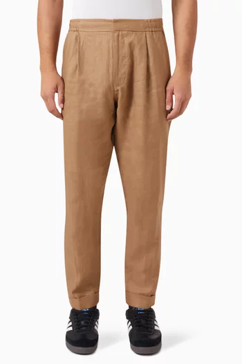 Trousers in Linen