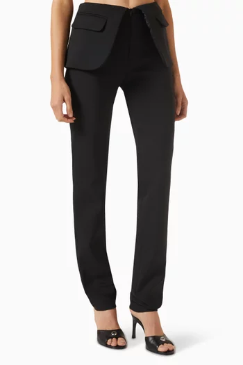 Flap Tailored Pants