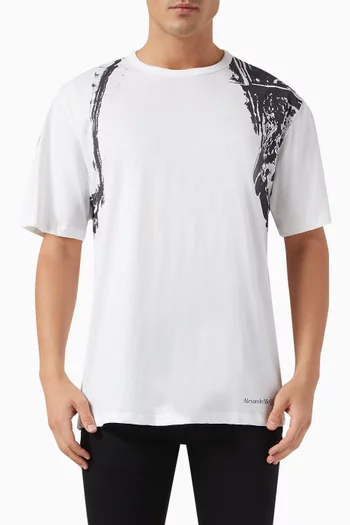 Fold Harness T-shirt in Organic Cotton-jersey