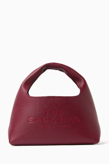 The Mini Sack Top-handle Bag in Leather