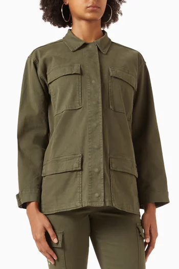 Utility Jacket in Cotton-twill