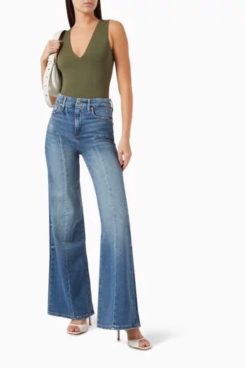 Deep V Tank Bodysuit in Scuba