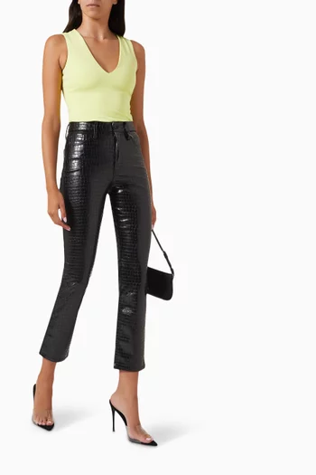 Deep V Tank Bodysuit in Scuba