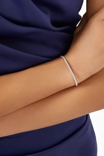 Diamond Tennis Bracelet in 18kt White Gold