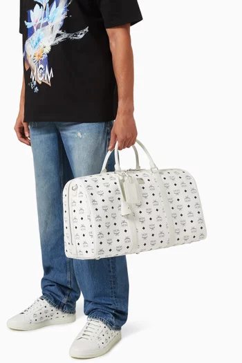 Large Ottomar Weekender 50 Duffle Bag in Coated Canvas