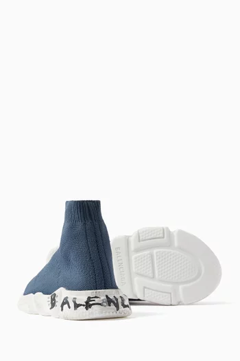 Speed Graffiti Sneakers in Recycled Knit
