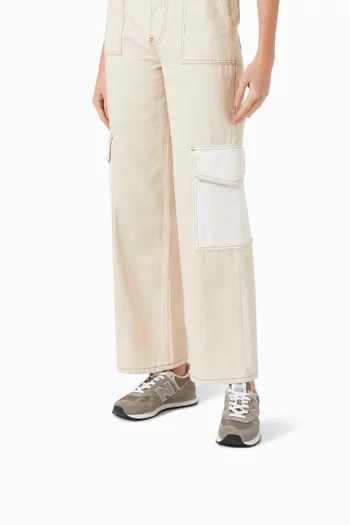 سنيكرز 574 شمواه وقماش شبكي