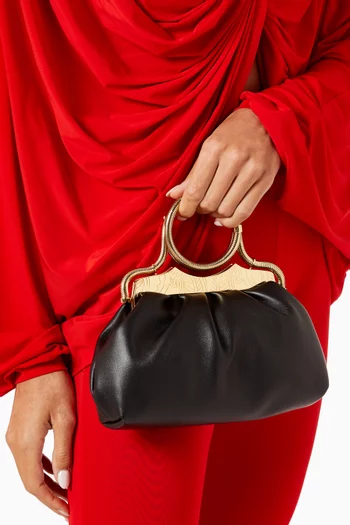 The Bangle Clutch Bag in Nappa