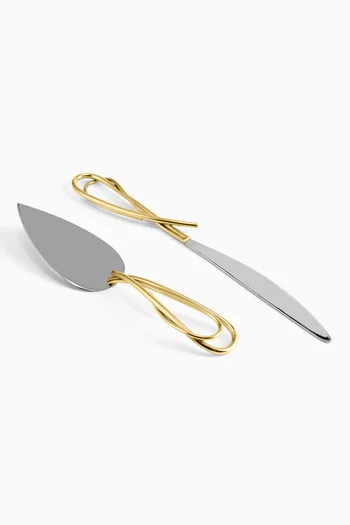 Calla Lily Cake Knife and Server Set