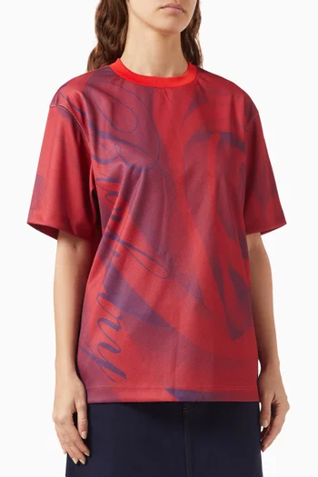 Graphic-print T-shirt in Jersey
