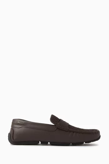 Pilos Driver Loafers in Leather