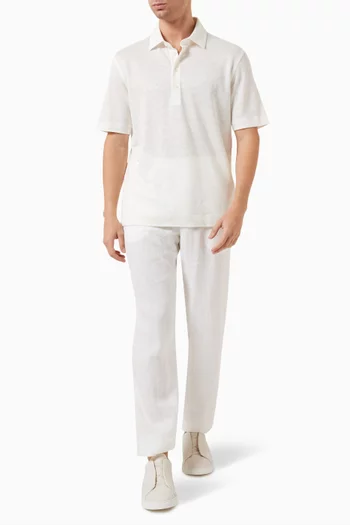 Polo Shirt in Linen