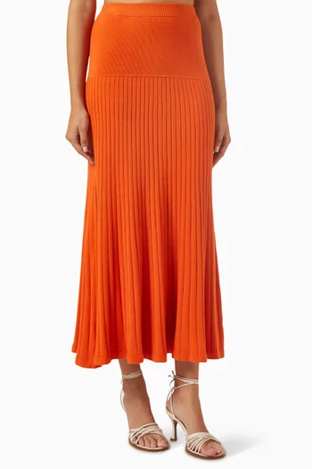 Amber Maxi Skirt in Cotton