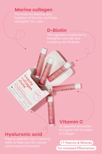Beauty Marine Collagen Shots, 20 Vials x 25ml