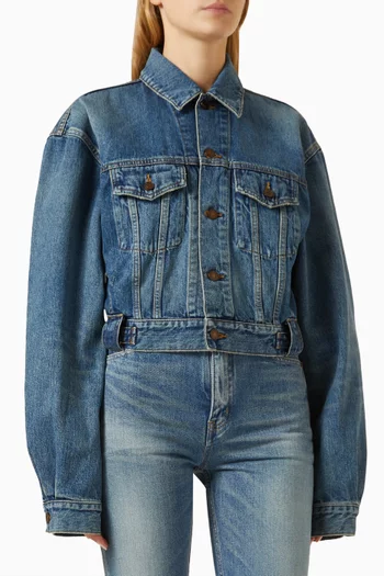 80's Vintage Jacket in Denim