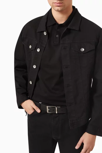 Shiff Reversible Belt in Grained Leather