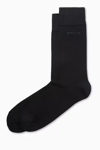 Logo Socks in Cotton
