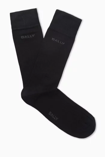 Logo Socks in Cotton
