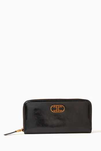 Deep Night Wallet in Eco Leather