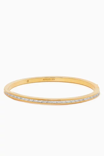Viena Bangle in 18kt Gold-plated Sterling Silver