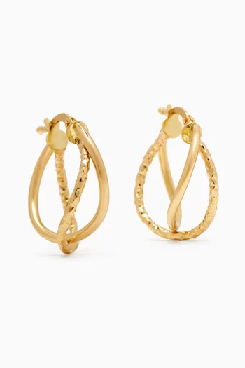 Serafina Hoop Earrings in 18kt Gold