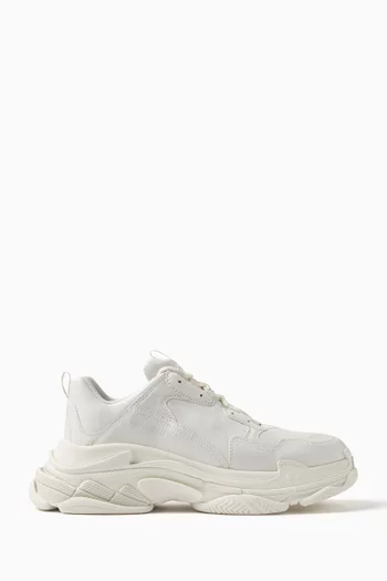 Triple S Low-top Sneakers in Leather