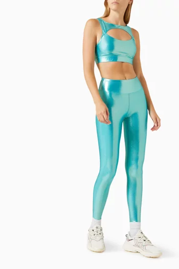 Marvel Leggings in Metallic-nylon