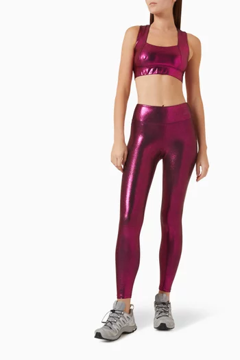 Marvel Leggings in Metallic-nylon