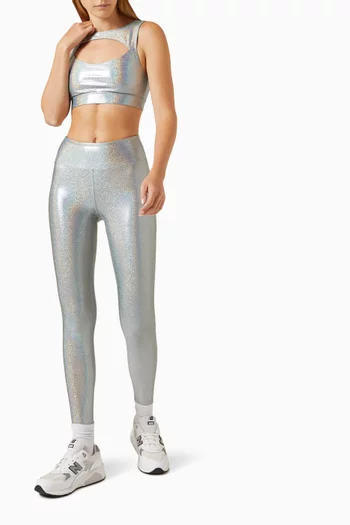 Marvel Leggings in Metallic-nylon