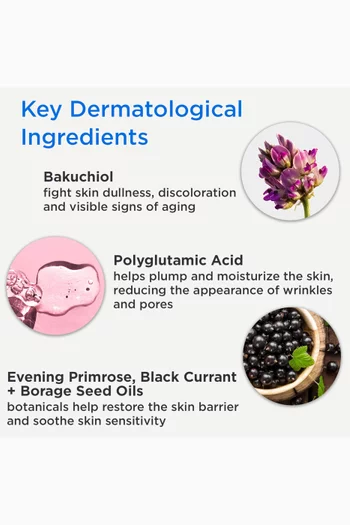 Calm Cool & Corrected Bakuchiol Retinol Alternative Serum for Sensitive, Dry, and Rosacea-Prone Skin, 30ml