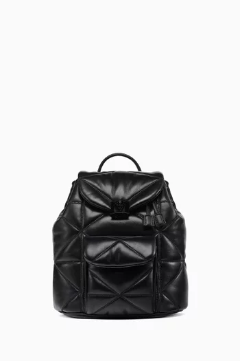 Mini Travia Backpack in Cloud Quilted Lambskin
