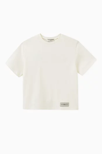 Reflective Logo-print T-shirt in Cottonsey100©