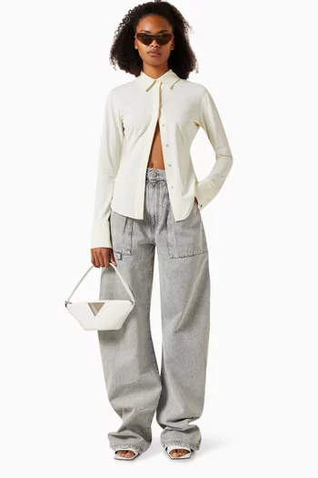 Effie Wide-leg Jeans in Denim