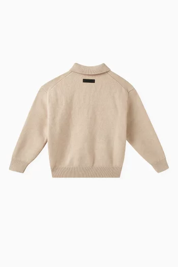 Polo Shirt in Nylon-blend Knit