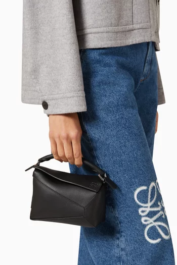 حقيبة بازل ميني بيد علوية جلد عجل