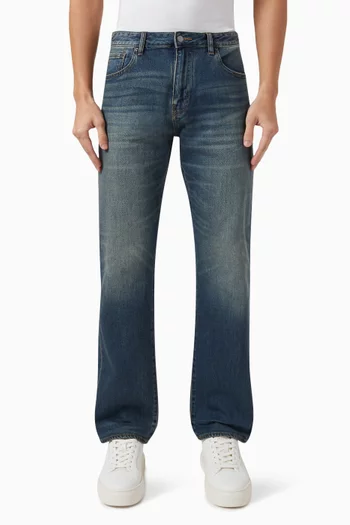 Straight-fit Jeans in Cotton Denim