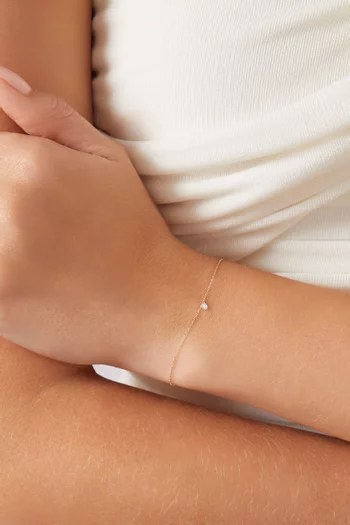 Danaé Diamond Bracelet in 18kt Gold