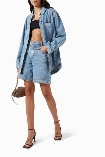 x Outland Bermuda Shorts in Denim