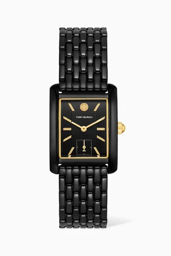 Eleanor Stainless Steel Quartz Watch, 19mm x 36mm