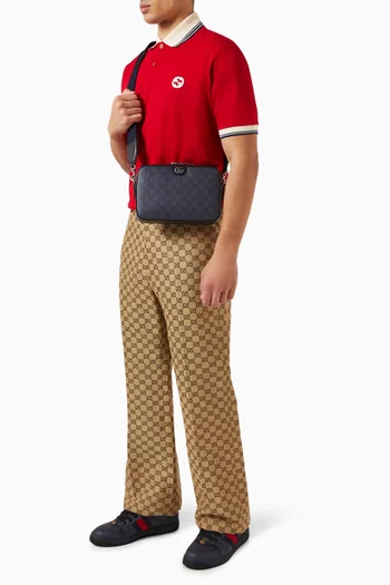 Ophidia Shoulder Bag in GG Supreme Canvas