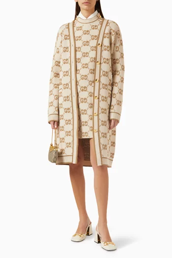 GG Jacquard Dress in Wool Bouclé