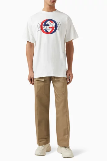 Logo T-shirt in Cotton Jersey