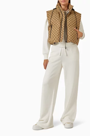 GG Zip-up Jacket in Cotton