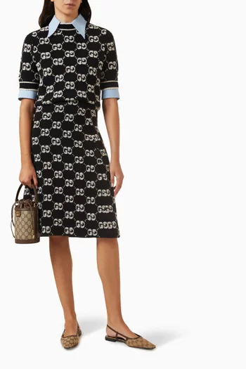 Top in GG Wool Bouclé Jacquard