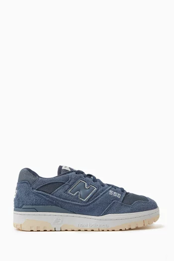 BB550 Low Top Sneakers in Suede and Mesh