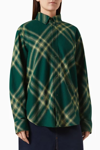 Check Shirt in Wool