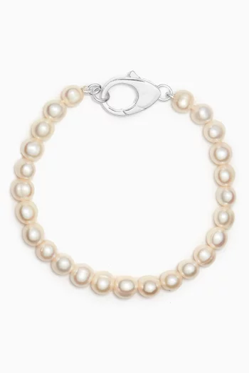 Classic Pearl Bracelet in Sterling Silver