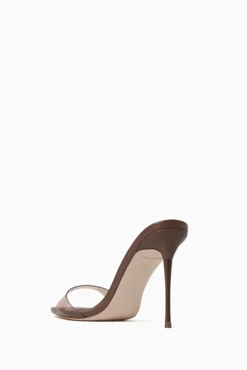 Azúcar 105 Mule Sandals in PVC & Vegan Leather