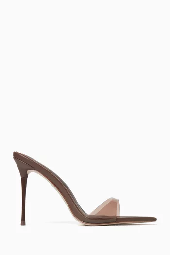 Azúcar 105 Mule Sandals in PVC & Vegan Leather
