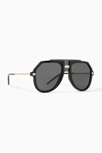 Aviator Sunglasses in Acetate